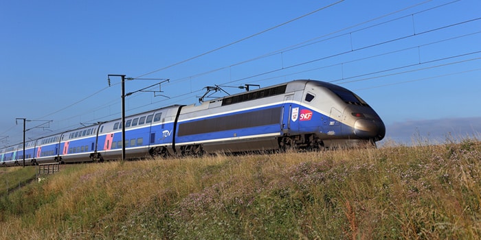 Paris to Lyon by high-speed train