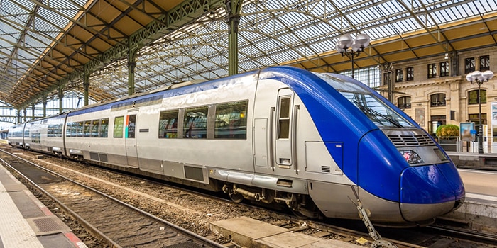 Van Parijs naar Lyon per gewone trein