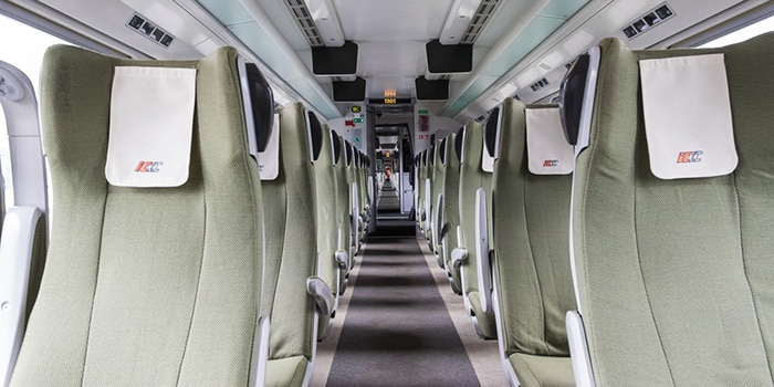 Pendolino seating