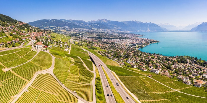 Van Zürich naar Genève per auto