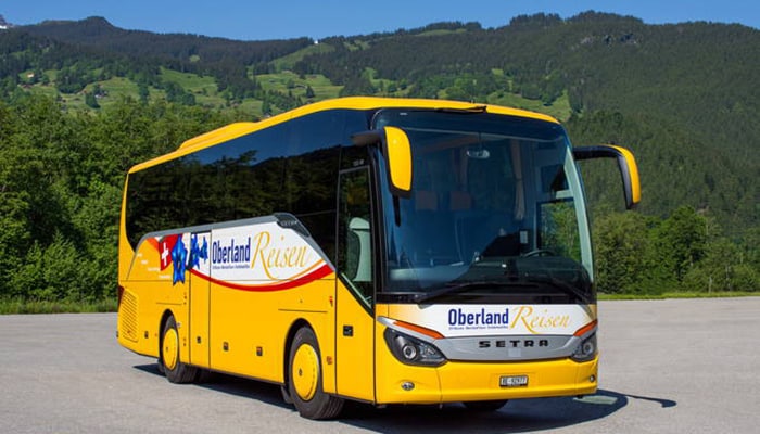 Van Zürich naar Interlaken per bus