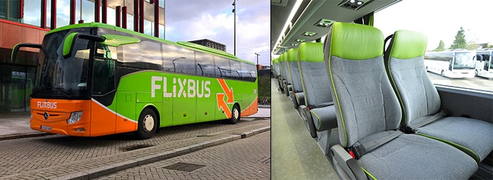 Van Kopenhagen naar Amsterdam per bus