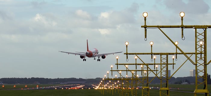 Van Kopenhagen naar Amsterdam per vliegtuig