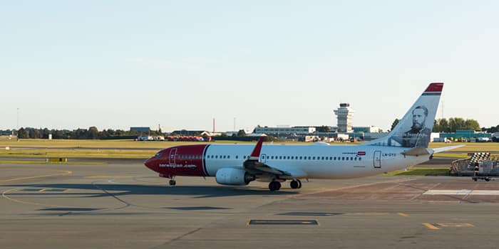 Copenhague a Estocolmo en avión