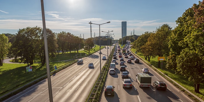 Frankfurt till München med bil