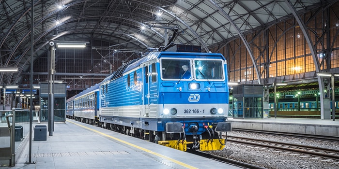 Munich ke Prague menaiki kereta api