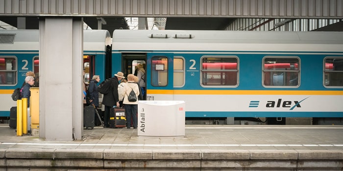 Múnich a Praga en tren
