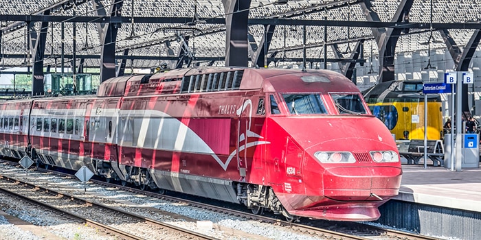 Rotterdam to Amsterdam by high-speed train