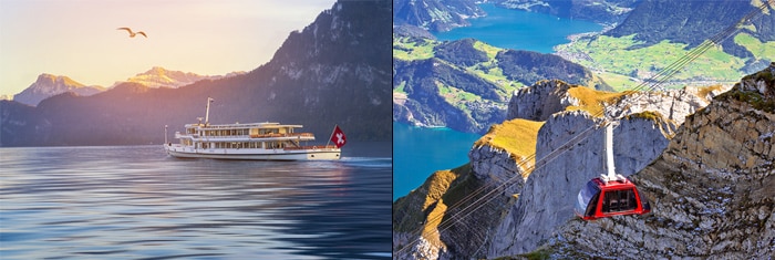 Zurich to Lucerne by organised tour