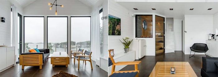 Eksklusiivinen majoitus, josta on kauniit näkymät Tukholman saaristoon
