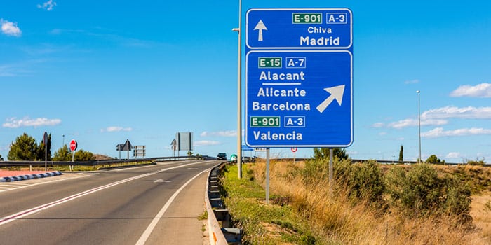 Alicante to Madrid by bus