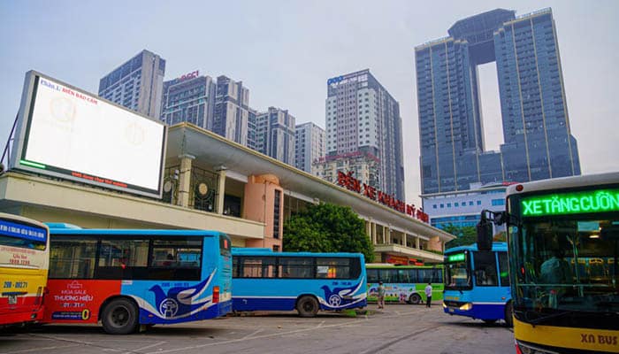 These bus services tend to depart out of the My Dinh Bus Station
