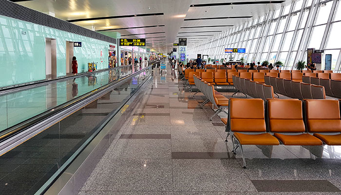 Interior of Noi Bai International Airport