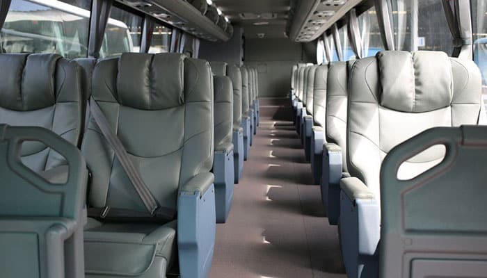 Interior of the VIP Bus