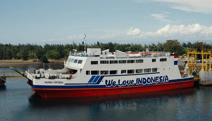 Public Ferry in Lombok