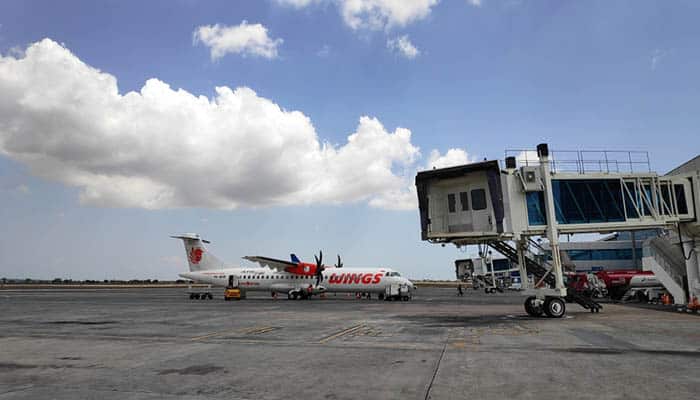 Wings Abadi Airlines at Lombok Praya Airport