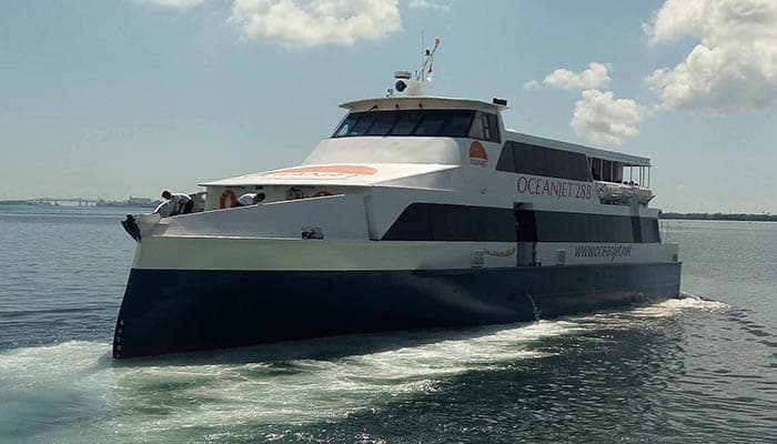 Exterior of Oceanjet Ferry Bohol to Siquijor