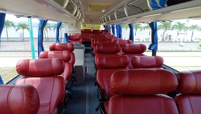 Cherry Bus Elite class interior