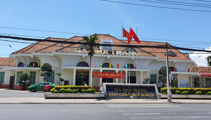 Nha Trang Railway Station In Nha Trang City. Nha Trang City Is A Coastal City In Khanh Hoa Province Where Is One Of The Most Important Tourist Hubs Of Vietnam.