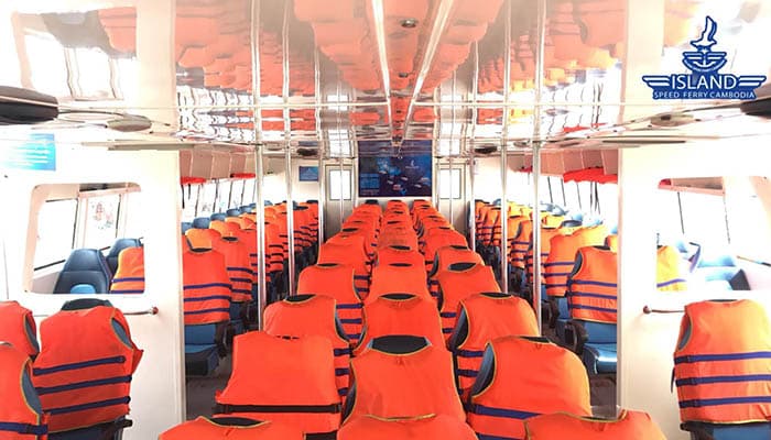 Sihanoukville to Koh Rong by High-speed Ferry interior